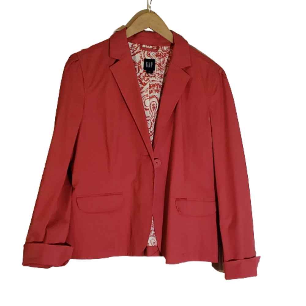 Gap: Salmon Color Blazer